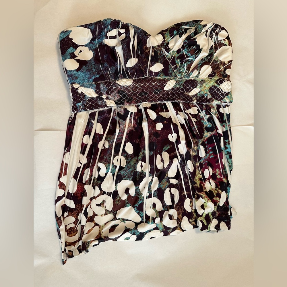 Strapless Multicolor Top